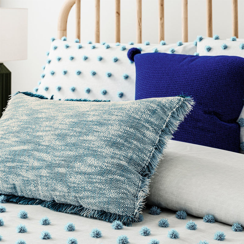 Budding Brights Tufted Spot Bedding by Helena Springfield in Blue White