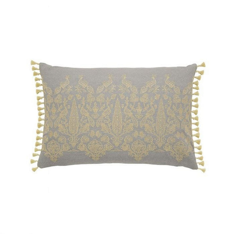 Siam Diamond Designer Bedding and Pillowcase By Sanderson in Sumac Yellow Grey