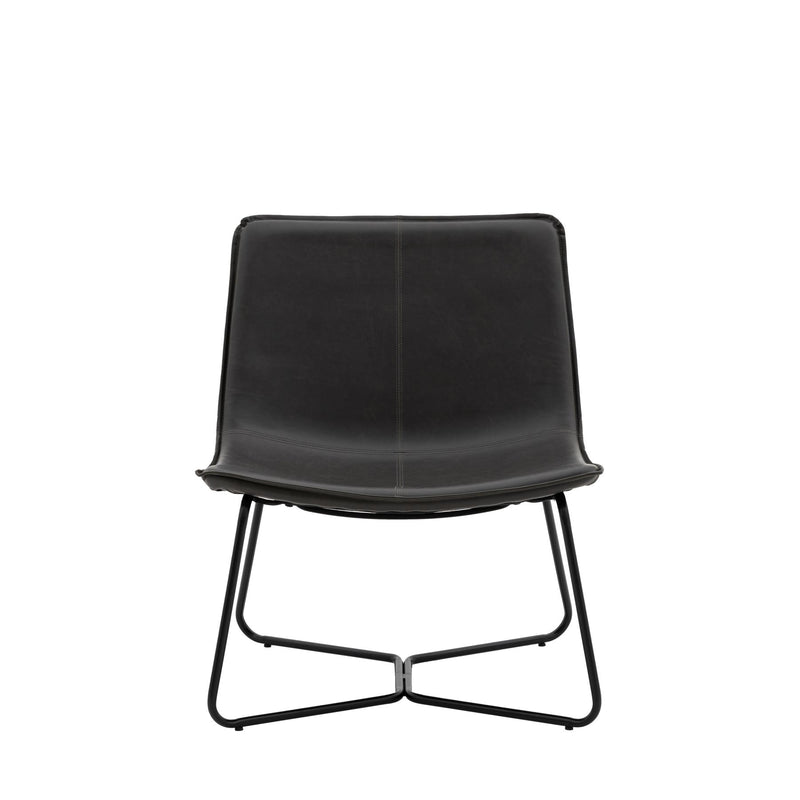 Harold Lounge Chair in Charcoal Grey
