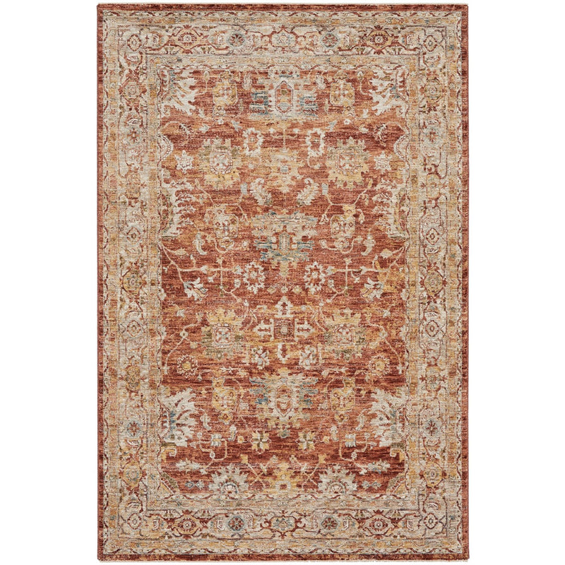 Sahar SHR02 Traditional Persian Rugs by Nourison in Rust Orange