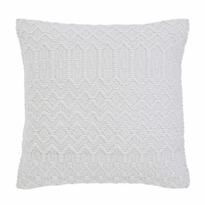 Halsey Geometric Outdoor Cushion in Natural Beige