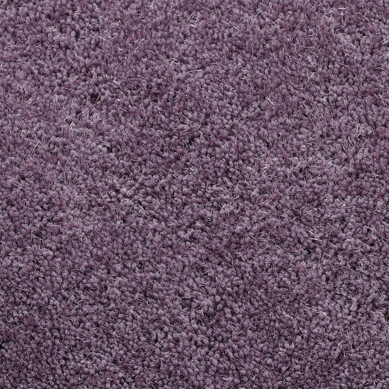 Chicago Shaggy Modern Plain Rugs in Lavender