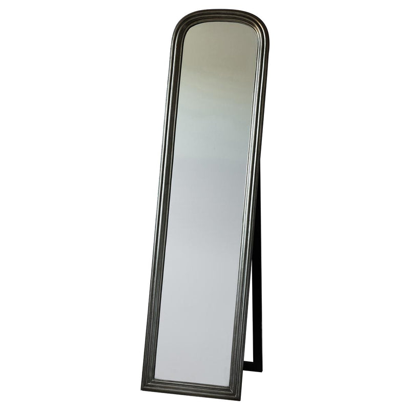 Isabeau Cheval Brushed Brass Mirror