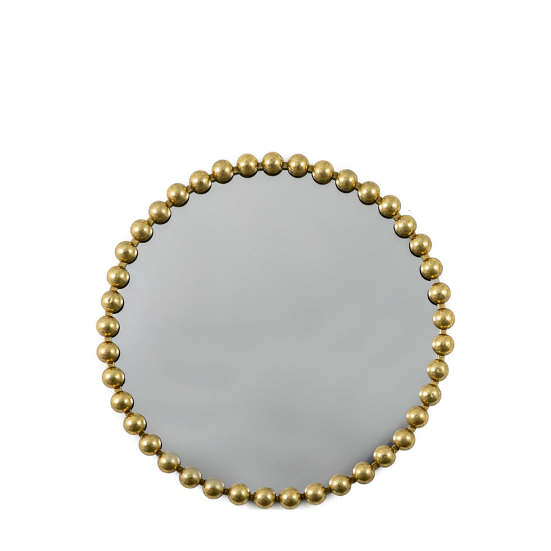 Eamon Round Mirror in Gold