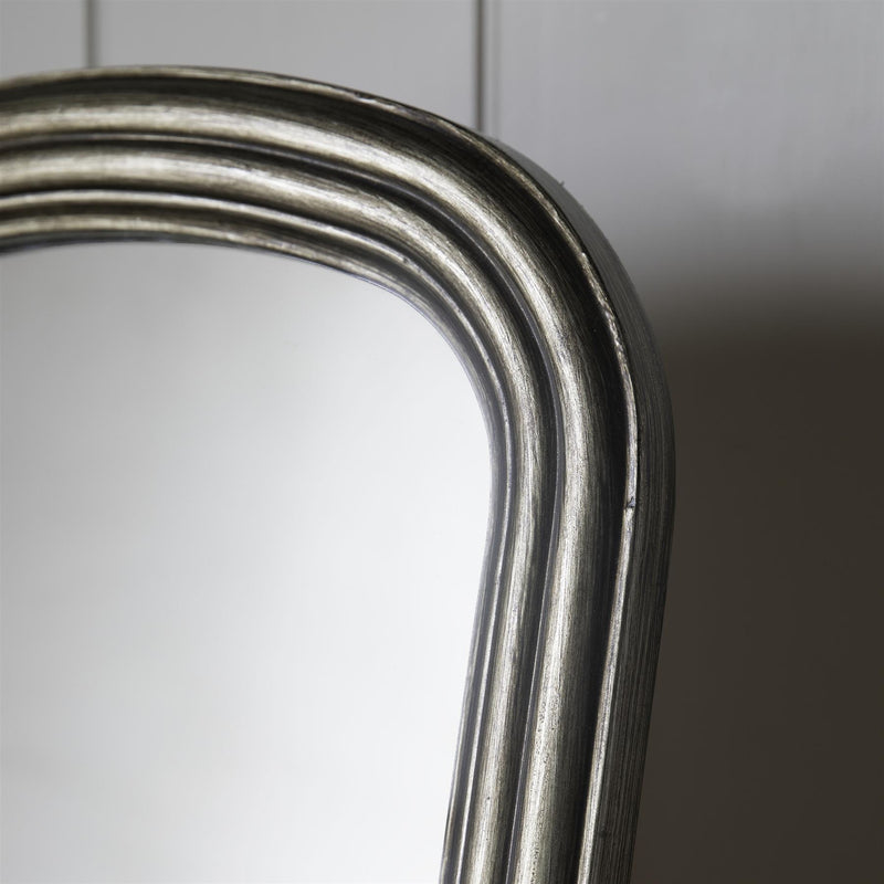 Isabeau Cheval Brushed Brass Mirror