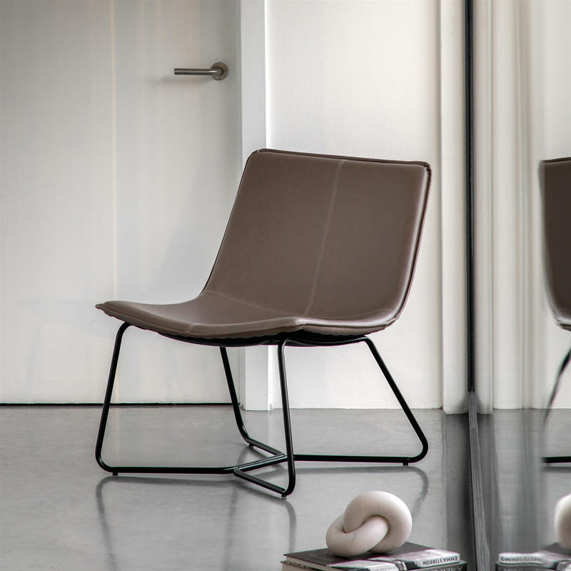 Harold Lounge Chair in Ember