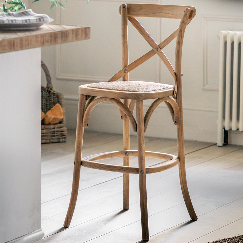 French Bistro Stool in Natural (2pk)