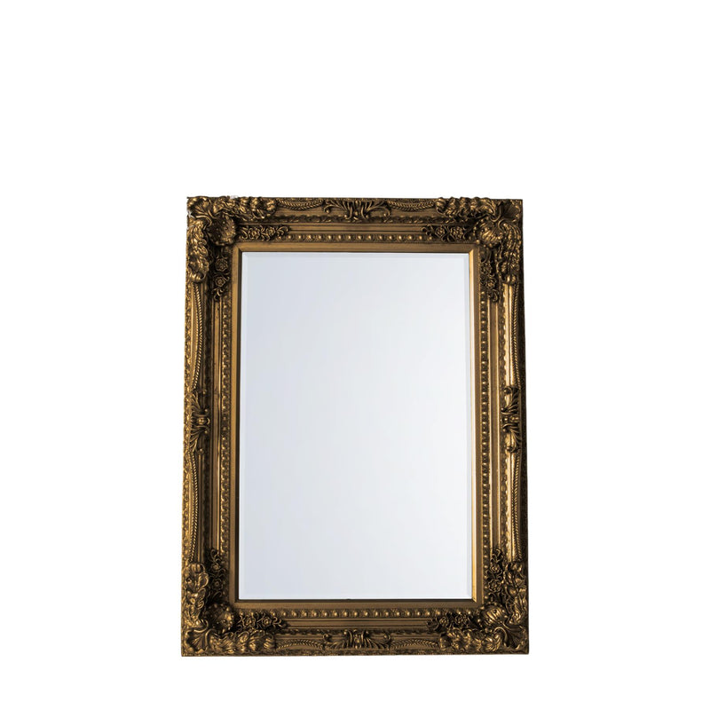 Thorne Carved Mirror in Gold