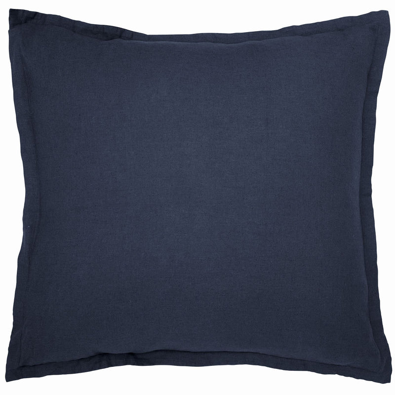 Linen Cotton Plain Dye Bedding by Morris & Co in Blue