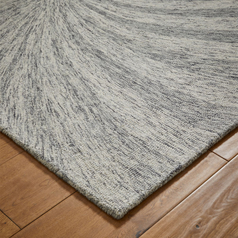 Elements Abstract Cycle Wool Rug in Brown