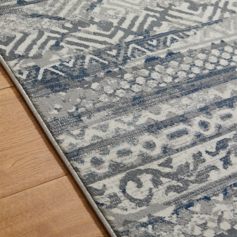 Kendra 7153H Traditional Abstract Rug in Grey