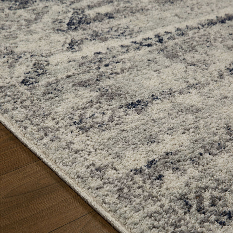 Gilbert 2061 N Traditional Distressed Rugs in Blue Grey Cream