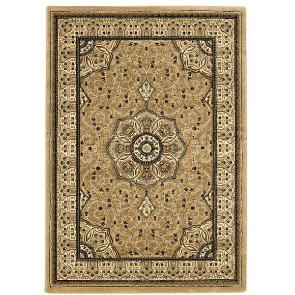 Heritage 4400 Traditional Medallion Rugs in Beige