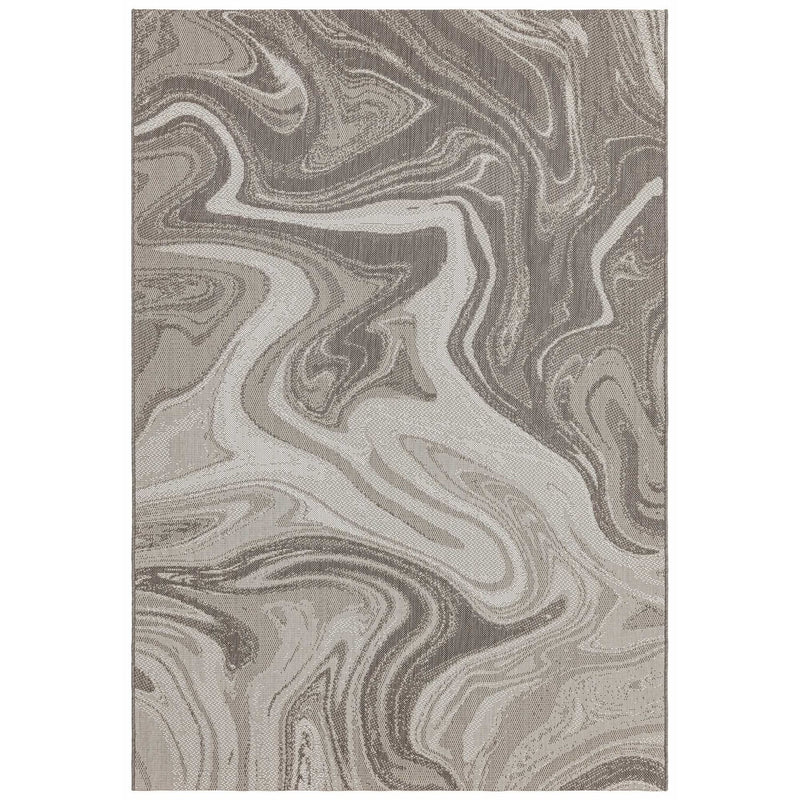 Patio PAT20 Marble Outdoor Rugs in Natural Beige