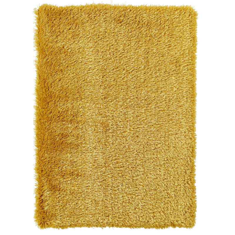 Super Soft Dense Thick & Thin Pile Mats Monte Carlo Hand Made Shaggy Rugs Yellow