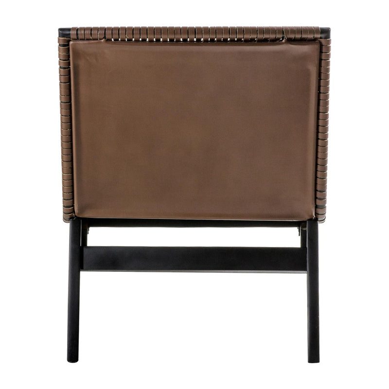 Zico Brown Leather Chair