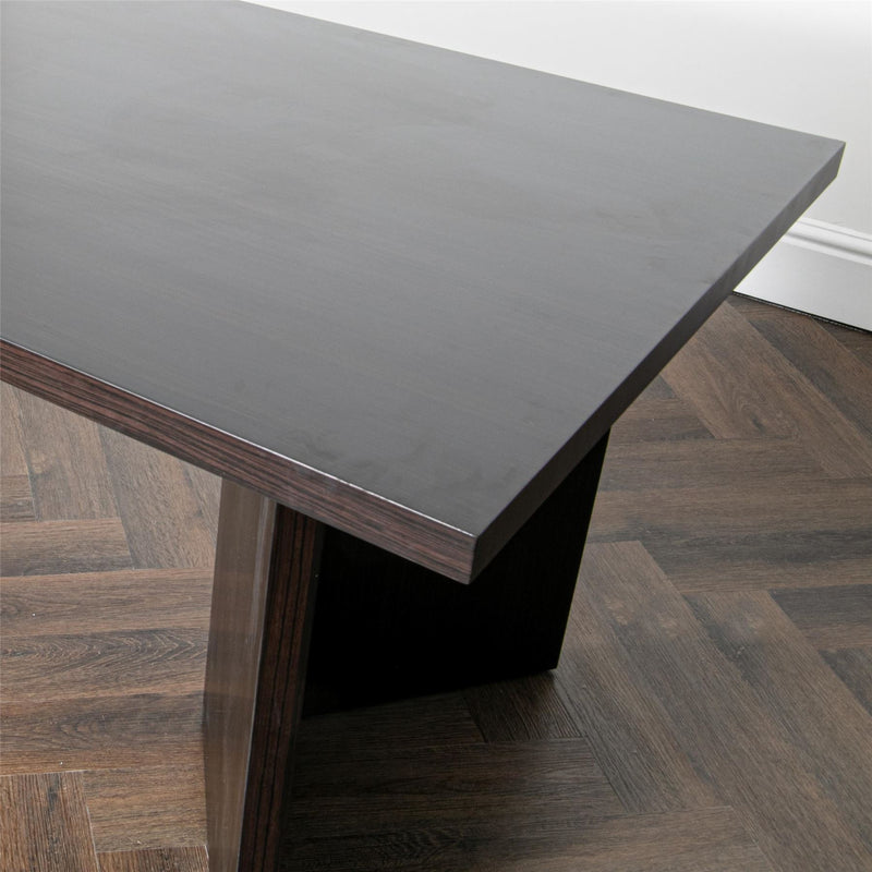 Armstrong Espresso Walnut Wood Dining Table