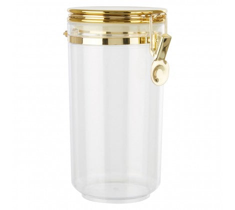 Large Gold Clip Canister