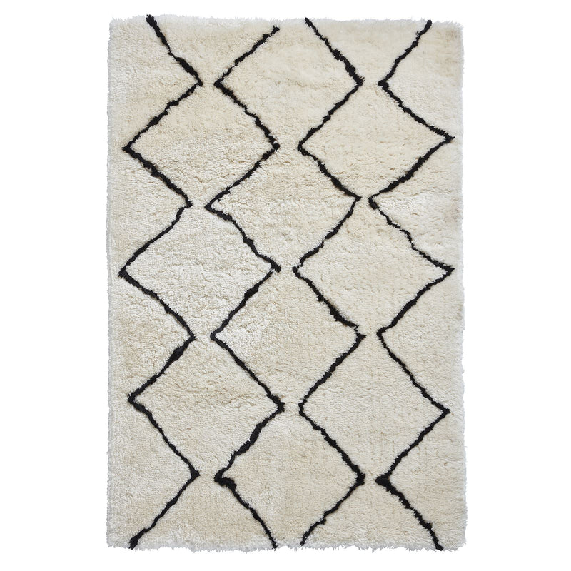 Morocco 3742 Rugs in Ivory Black