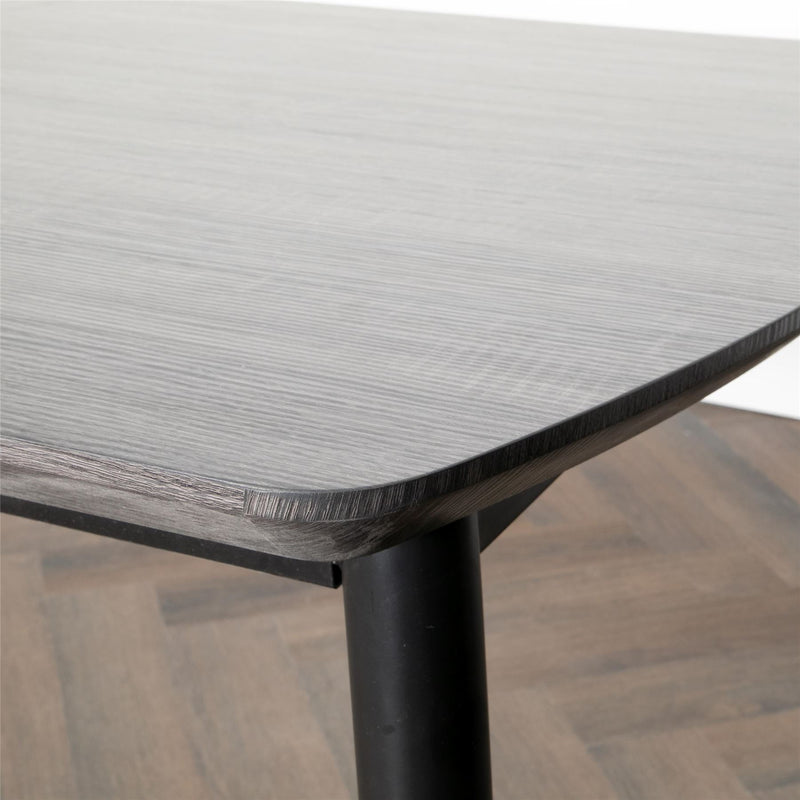 Reynolds Grey Oak Extendable Wood Dining Table