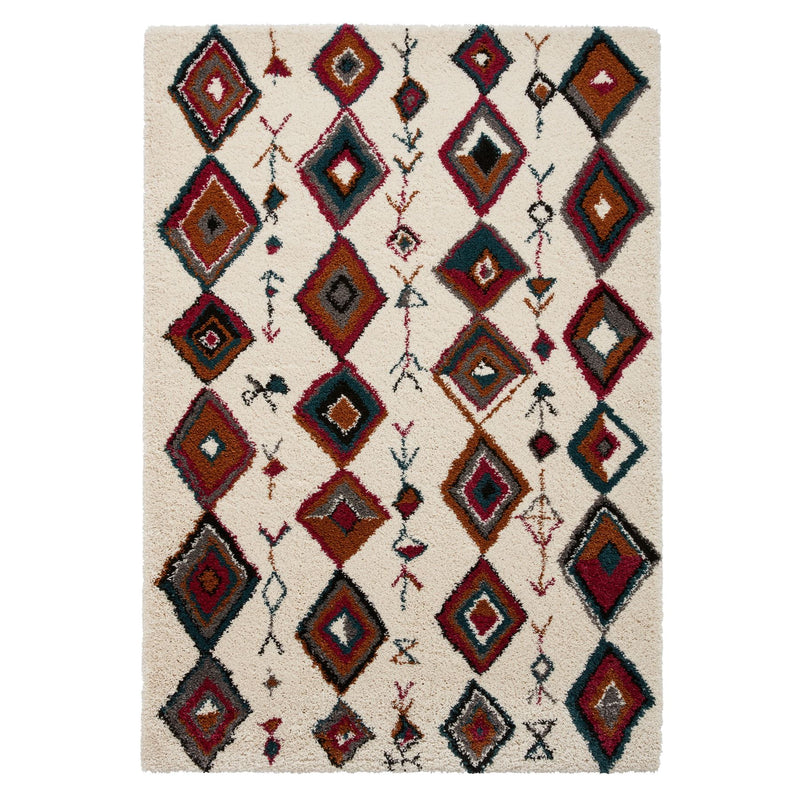 Royal Nomadic A636 Moroccan Rugs in Cream Multi