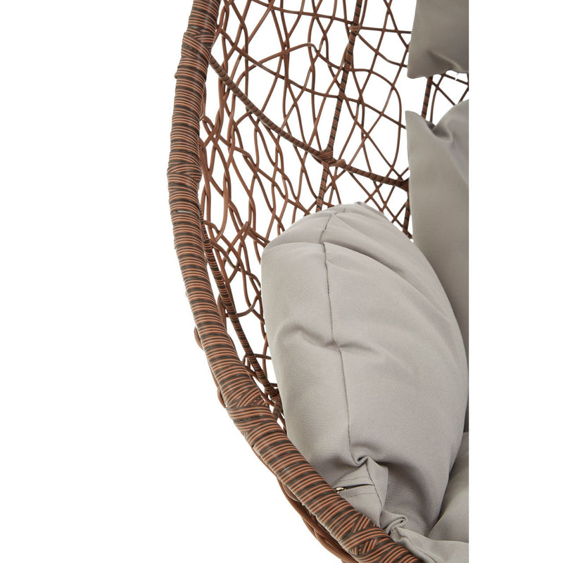 Brown Hanging Egg Chair