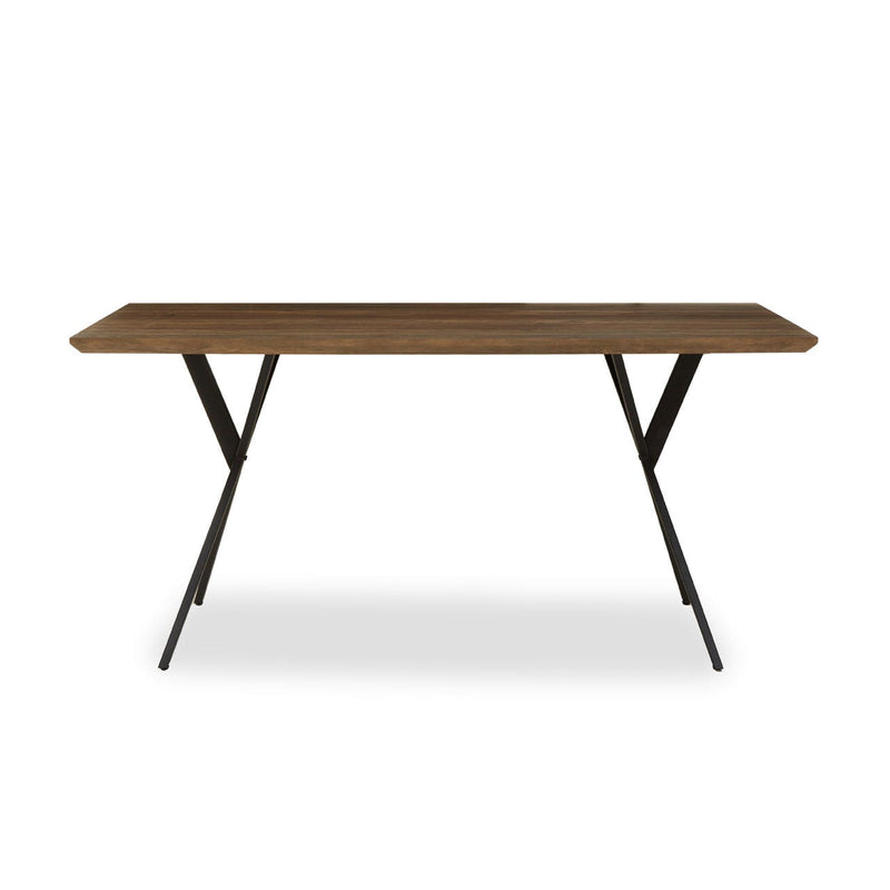 Brown Wooden Top Dining Table