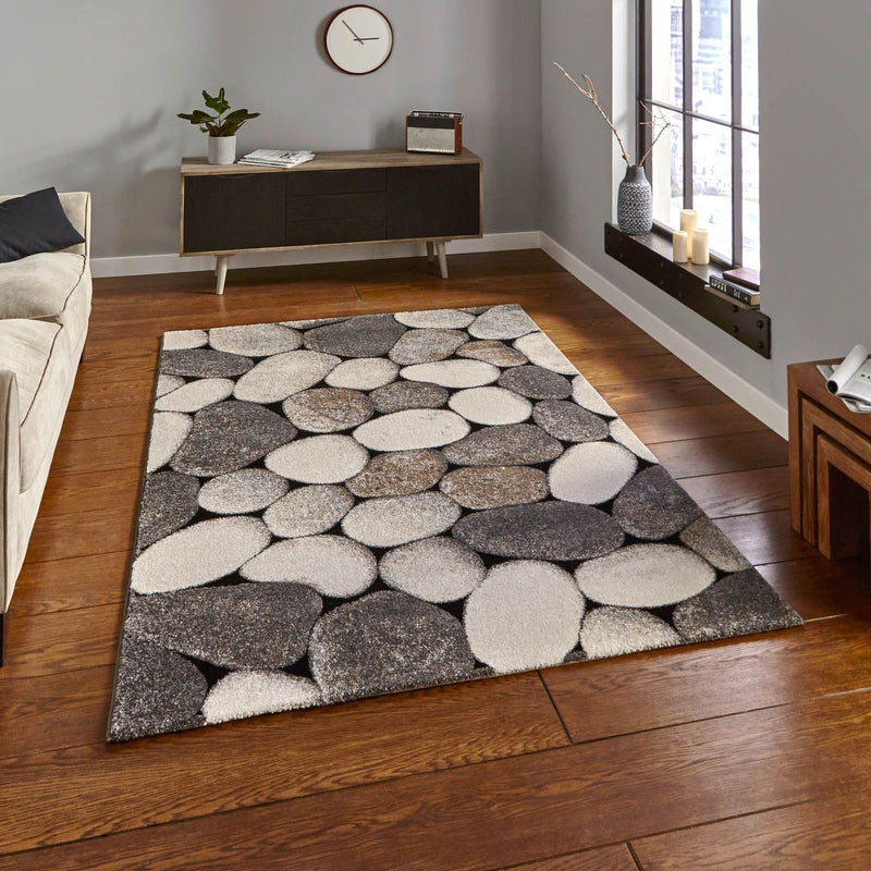 Woodland Rugs 2099 in Cream and Grey