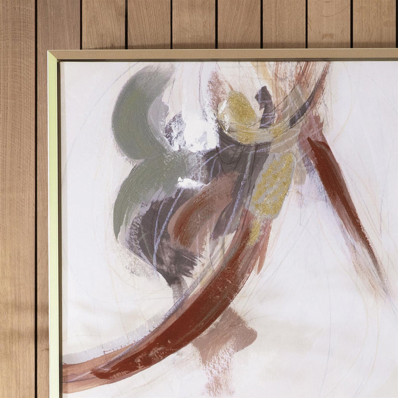 Kenyan Abstract Framed Canvas