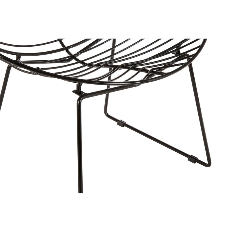 Black Wire Round Chair