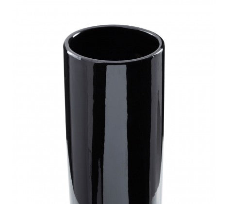 Small Astor Black Pedestal Vase