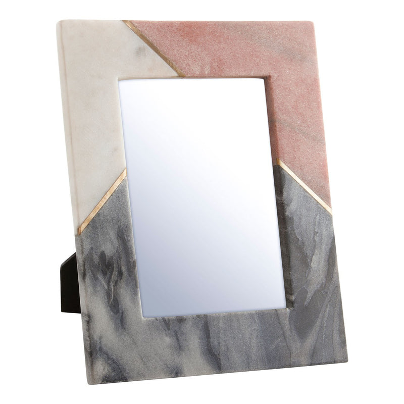 Pink and Grey Marble Photo Frame