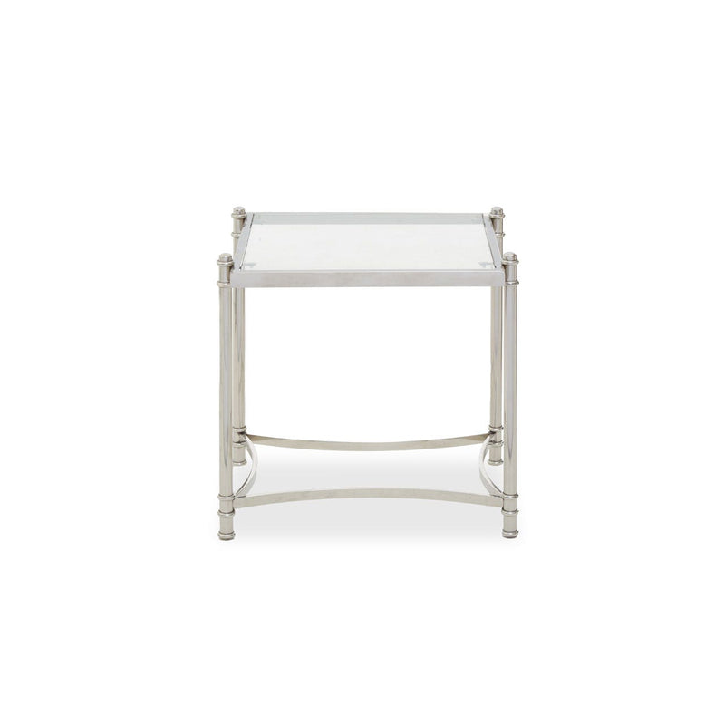 Clear Glass Side Table