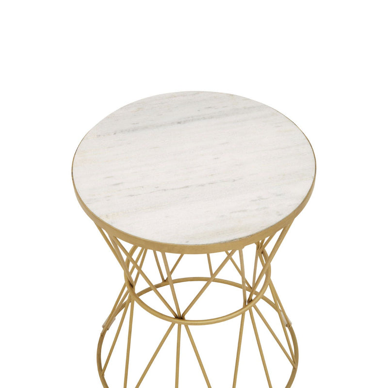 Side Table With Pinched Base
