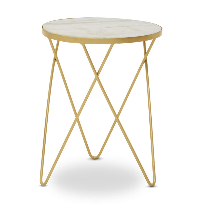 Side Table With Hairpin Legs