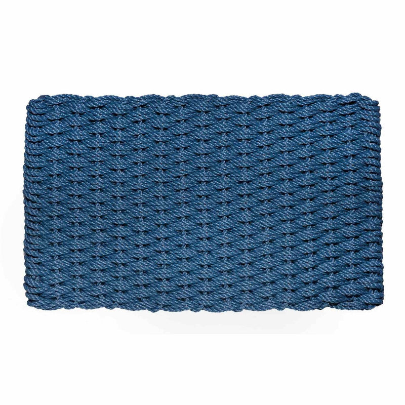 Didsbury Braided Rope Doormat in Navy Blue
