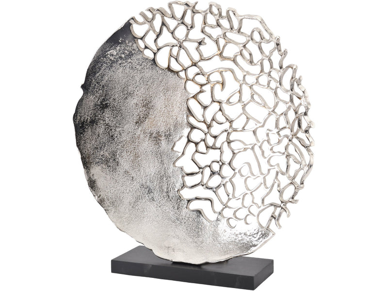 Silver Coral Effect Sculpture