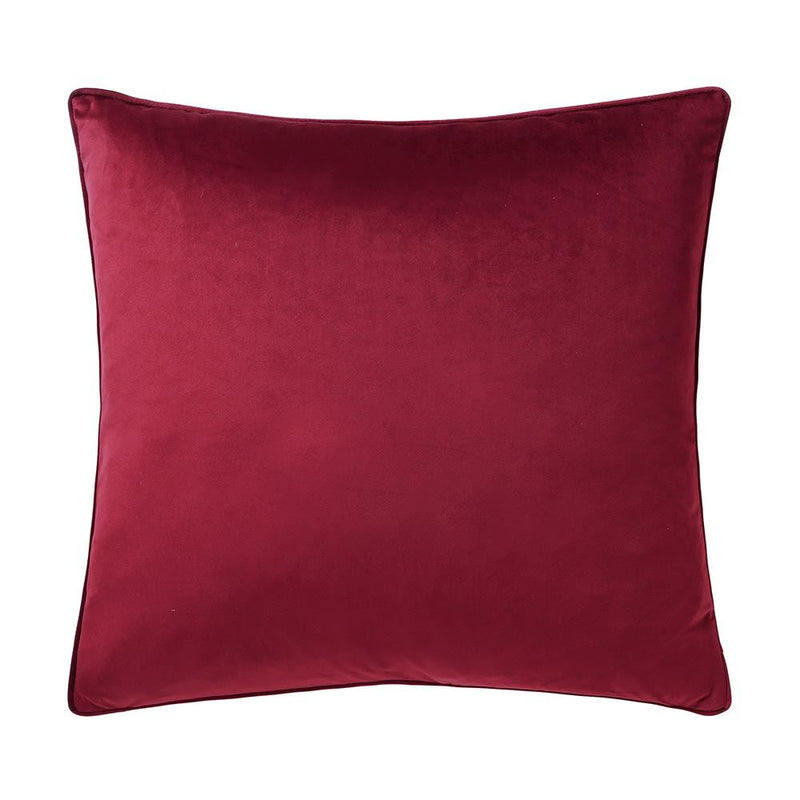 Bellini Velvet Cushion in Berry Purple