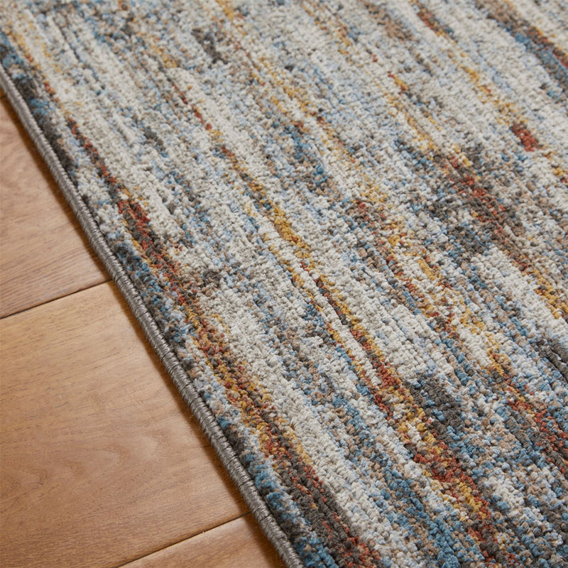 Mojave 4152X Abstract Distressed Rugs in Multi