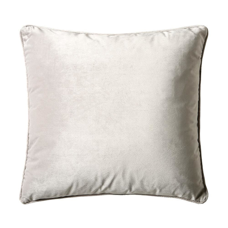 Bellini Velvet Cushion in Silver Grey