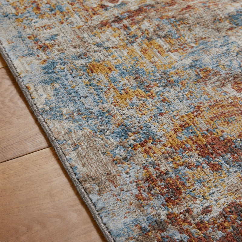 Mojave 4440S Abstract Distressed Rugs in Multi