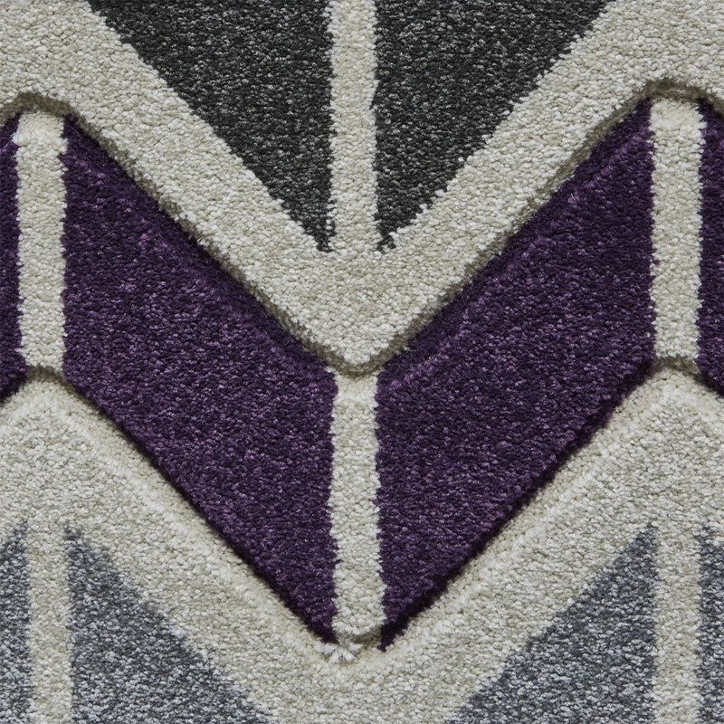 Matrix Rugs MT24 in Grey Purple