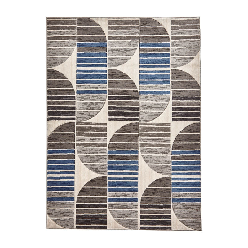 Pembroke Rugs HB33 in Grey and Blue