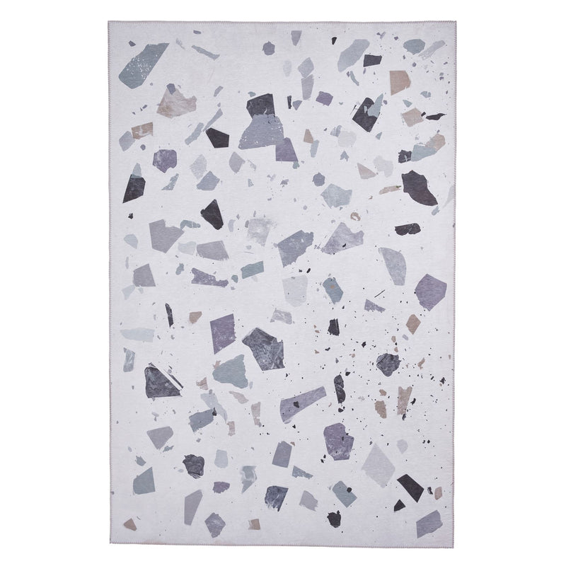 Force K7282 Abstract Rugs in Ivory Grey