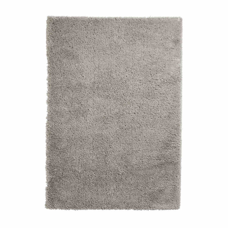 Solace 0961 Modern Plain Shaggy Rugs in Grey