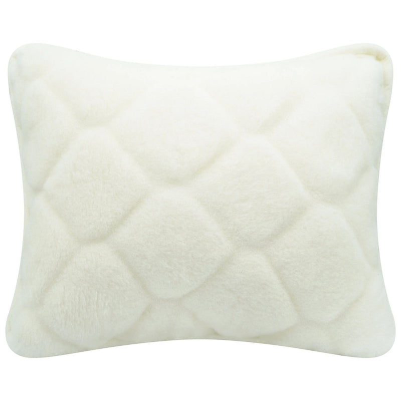 Ranwell Cashmere Wool Cushion in Natural White