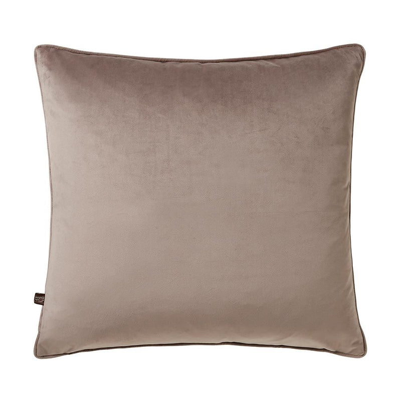 Bellini Velvet Cushion in Mink Brown