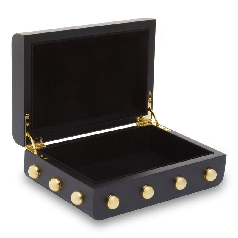 Black And Gold Studded Box