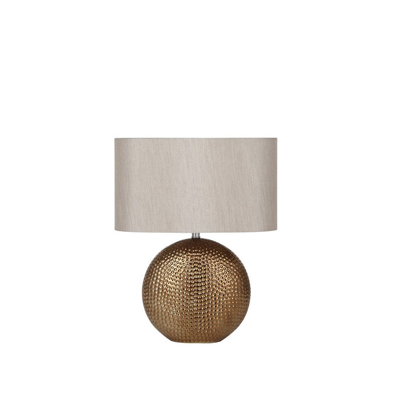 Bronze Hammered Table Lamp