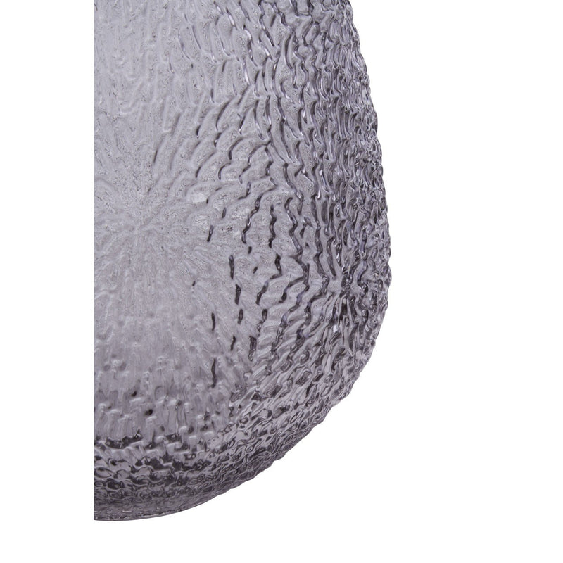 Grey Embossed Vase
